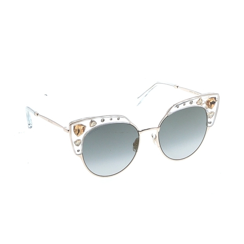 Stylish Silver and Gold Embellished Sunglasses